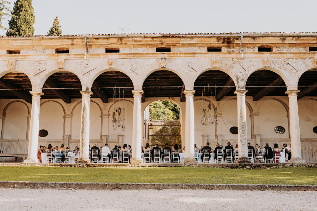 Portico villa Ca' Vendri.